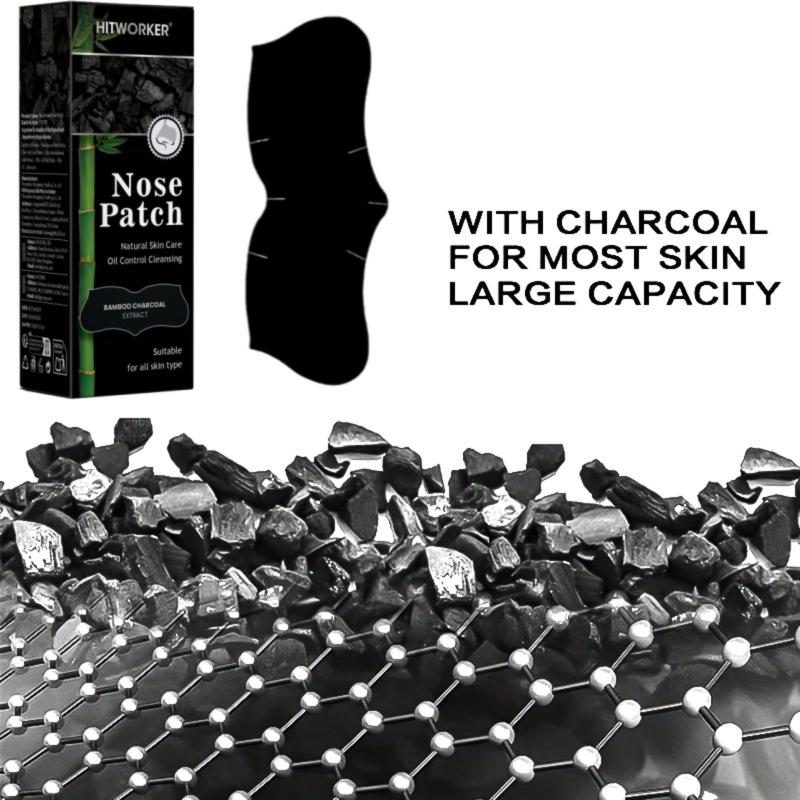 Charcoal Pore Strip - 20/30/50 Stück Tiefenreinigende Mitesser-Nasenstreifen | Bambuskohle