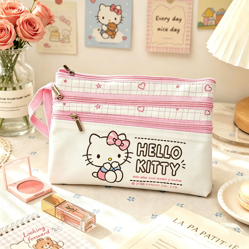 Skincare D'Alba - Hello Kitty Kleine Organizer-Tasche, Kosmetiktasche –