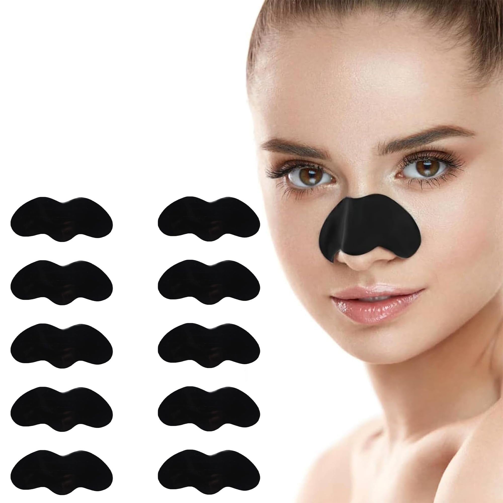 Charcoal Pore Strip - 10/20/50/100 Stück Mitesser-Entfernungsstreifen für Unisex Akne-