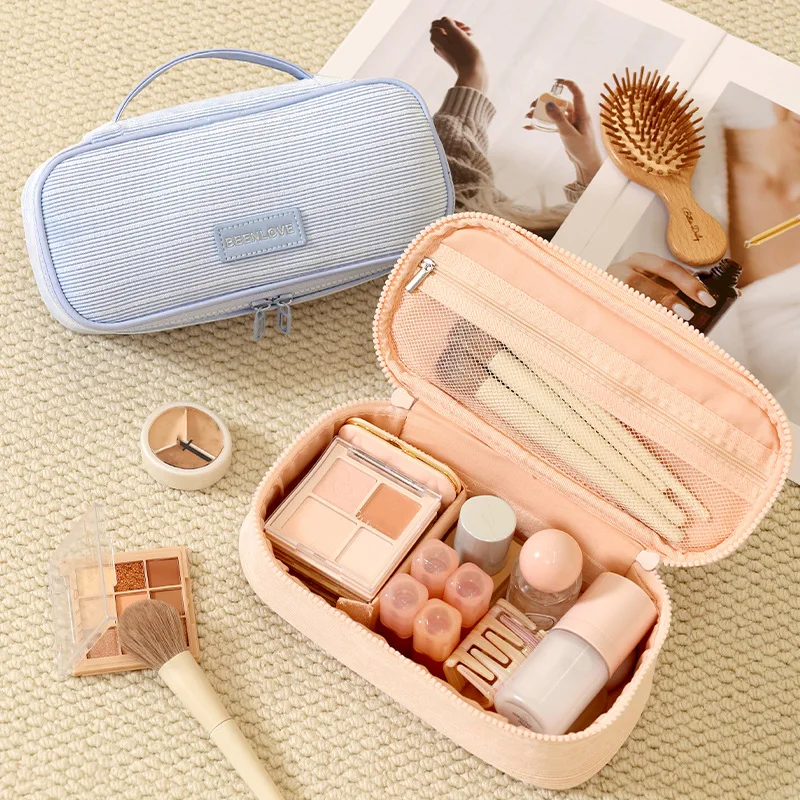 Skincare D'Alba - 2026 Neue Cord-Kosmetiktasche für Frauen Große
