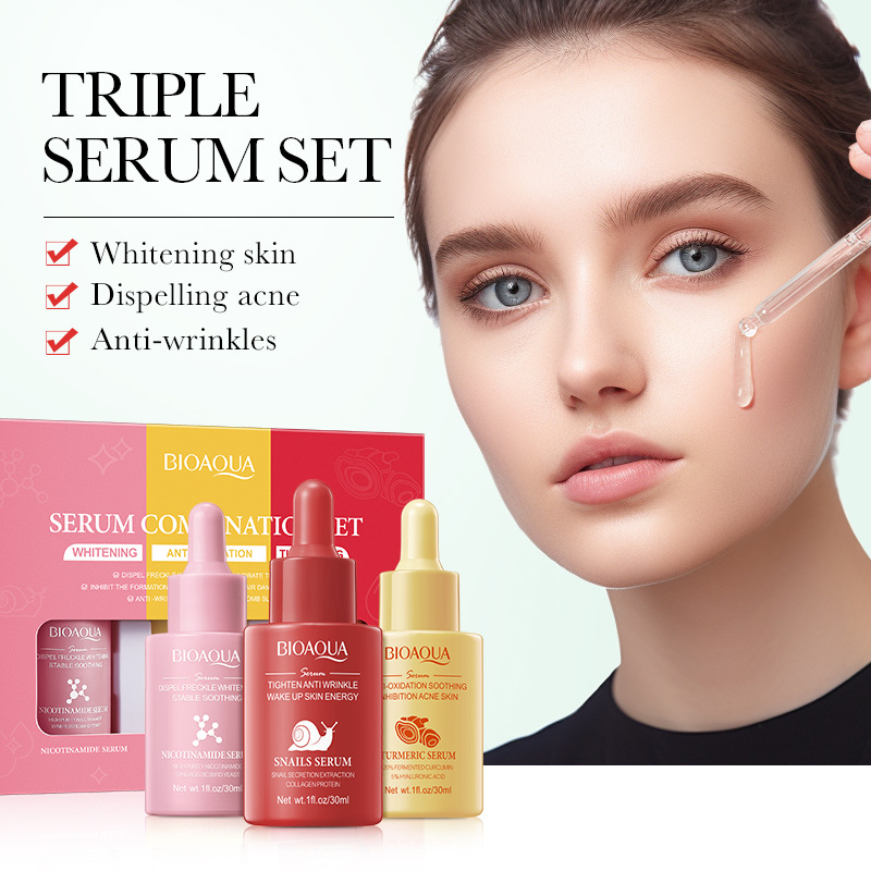 3 teile/satz BIOAQUA Vitamin C – Skincare Vitamin C Bewertung und Preis