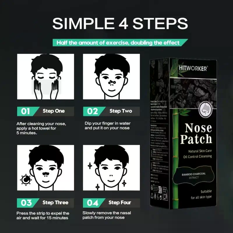 20/30/50 Stück Tiefenreinigend – Charcoal Pore Strip Bewertung und Preis