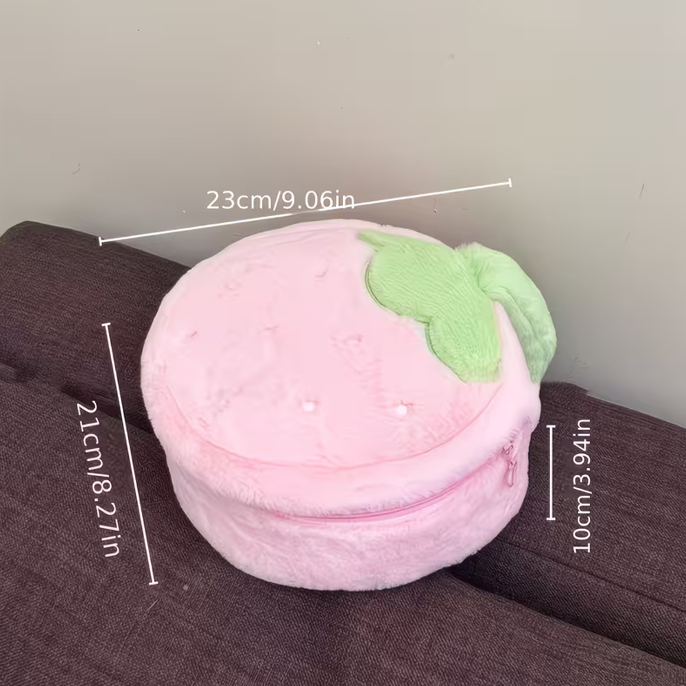 Erdbeerförmige Plüsch-Clutch m – Skincare D'Alba Bewertung und Preis