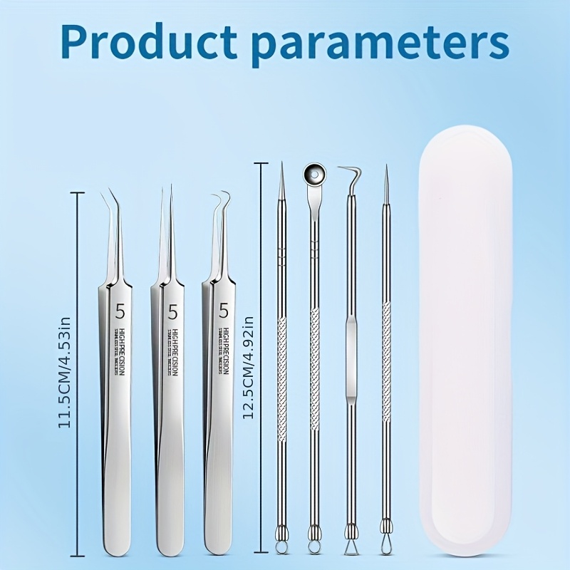 3/5/6/8 Stück Pickelextraktore – Skincare Qv Bewertung und Preis