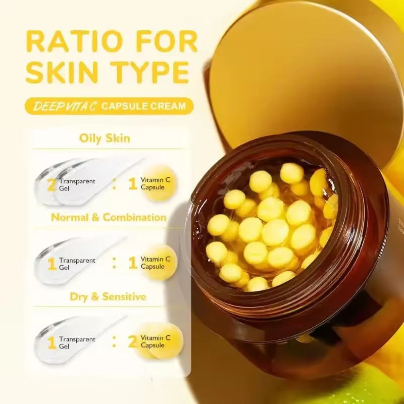 Tiefe Vitamin C, goldene Kapse – Skincare Vitamin C Bewertung und Preis