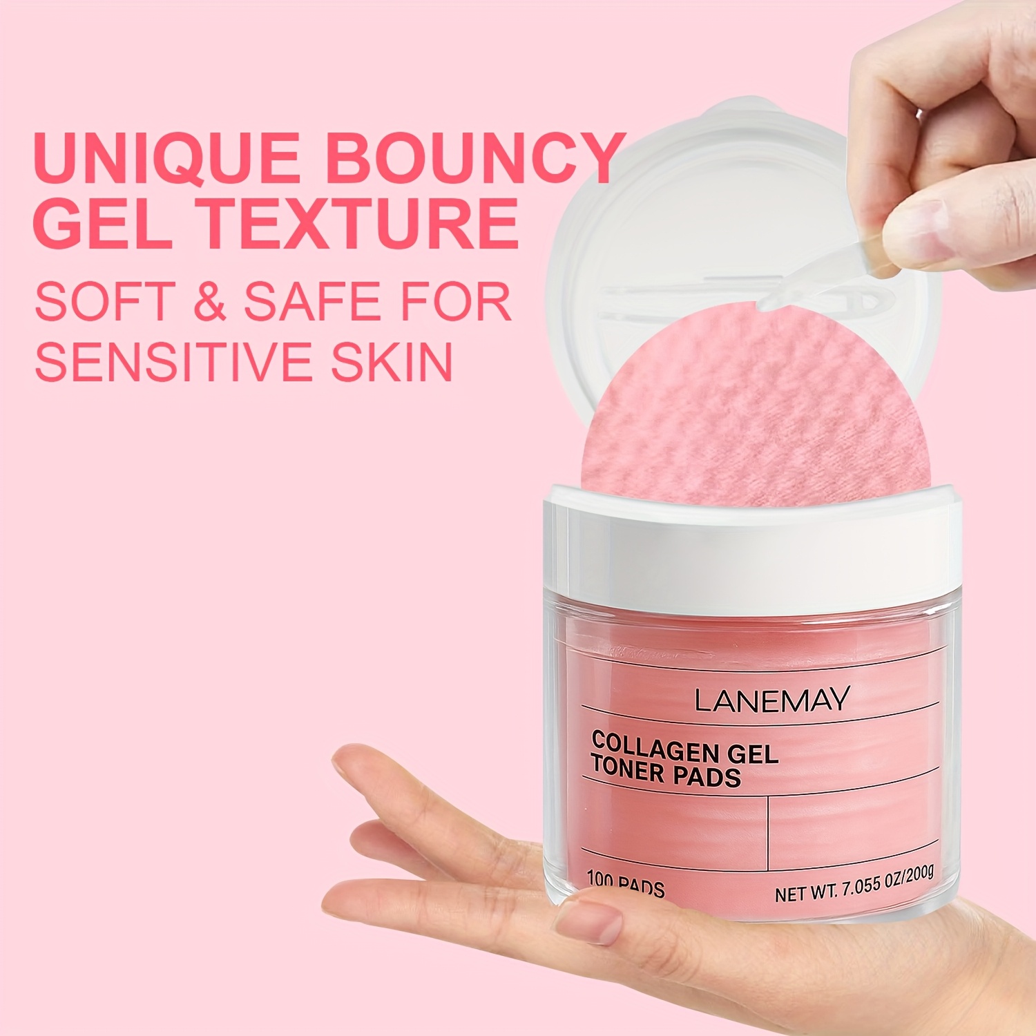 100 PADS Kollagen-Gel-Tonerpad – Skincare Glad2Glow Bewertung und Preis