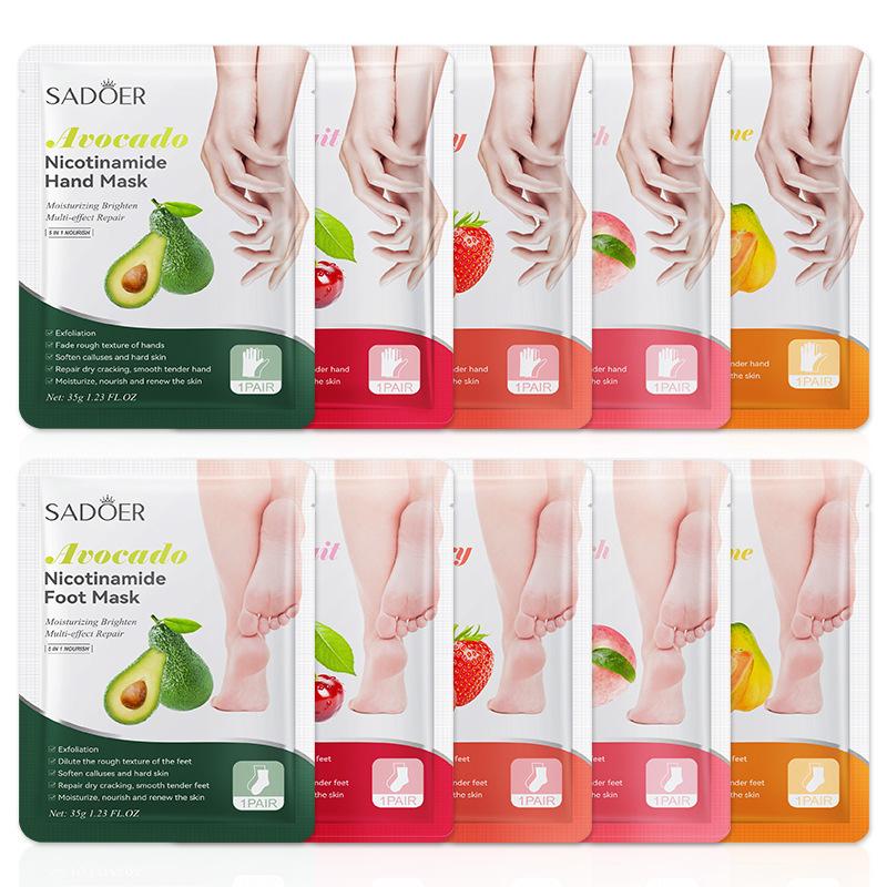 1 Paar SADOER Früchte-Fußmaske – Skincare Qv Bewertung und Preis